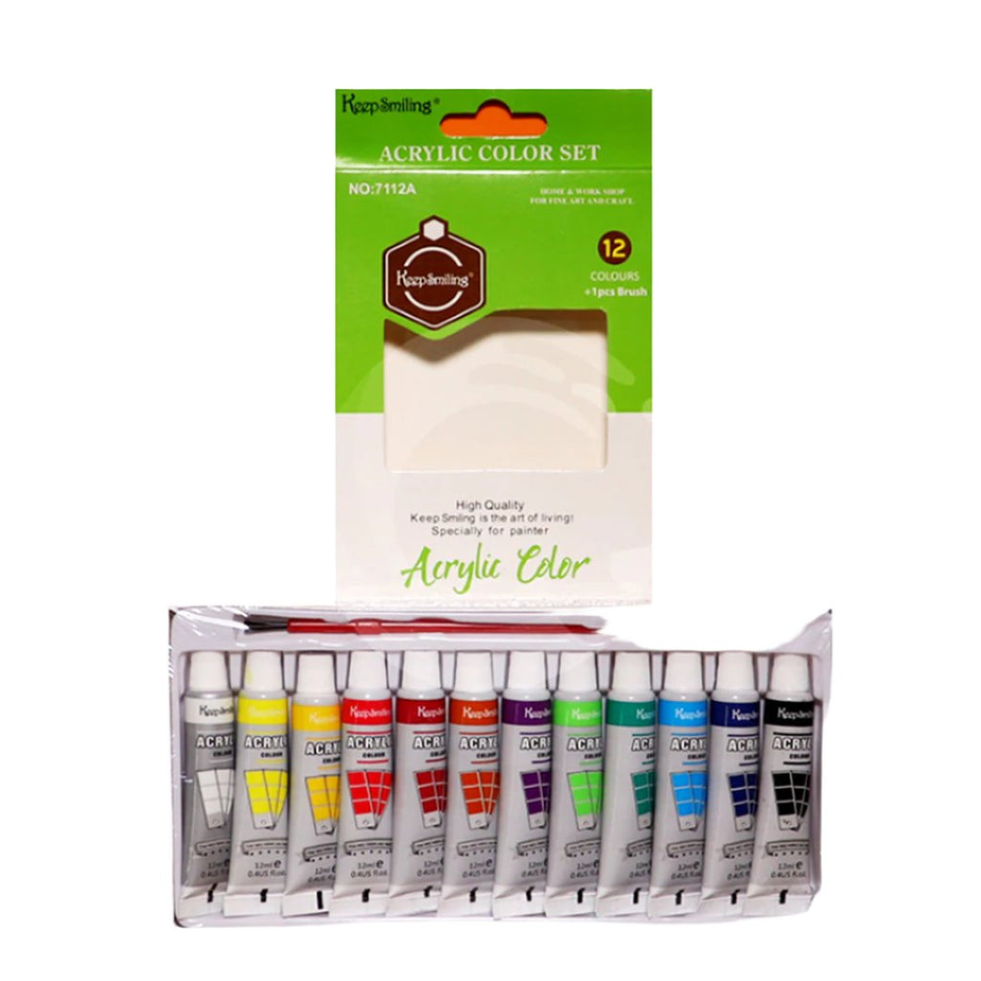 Pidilite Acrylic Color set 12mlx12col. MS-812C